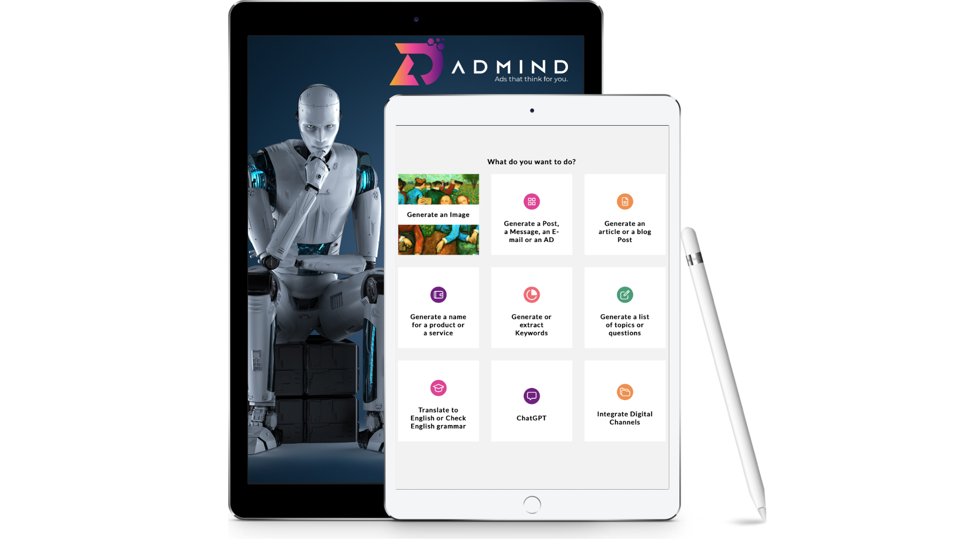 AdMind .ai admind ai gerador de imagem criador de imagem gerador de conteúdo criador de conteúdo ai